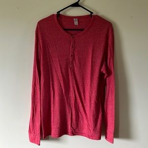 Large Red long sleeve shirt